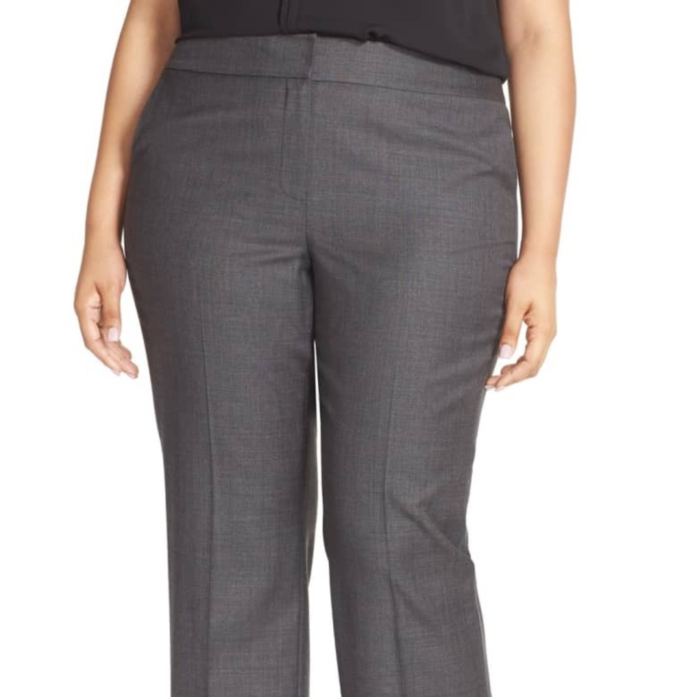 Classiques Entier Flare Leg Suit Pants Gray 16W